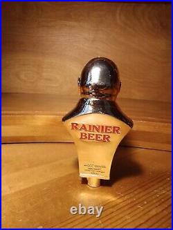 VINTAGE RAINIER SICKS DIAMOND DRAFT BEER TAP HANDLE BREWING VERY RARE Man Cave