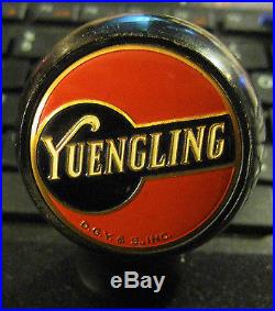 VINTAGE YUENGLING BEER BALL TAP KNOB HANDLE POTTSVILLE PA NEAR MINT CONDITION