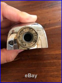 (VTG) 1930s pabst blue ribbon beer Milwaukee ball knob chrome tap handle rare