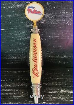 VTG Beer Tap Handle Philadelphia Phillies Budweiser Stadium-Used Ashburn Alley