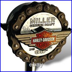 VTG Harley-Davidson Miller Genuine Draft MGD Beer Tap Handle 10 HD 95th Aniv