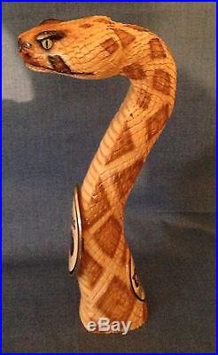 Very Rare Coors Rattlesnake Beer Tap Handle