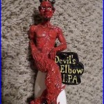 Very Rare Red Devil Elbow Rock Creek 1994 11 Beer Keg Tap handle Marker Knob