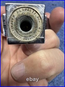 Vintage 1950's Narragansett Employee Only Hologram Beer Tap Handle