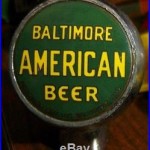 Vintage American Beer Brewing Co Ball Tap Knob / Handle Baltimore MD Maryland
