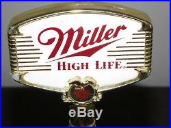 Vintage Bar Miller High Life Beer Tap Handle Keg Pump
