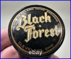 Vintage Beer Tap Ball Knob BLACK FOREST Cleveland Home Brewing Co. Ohio