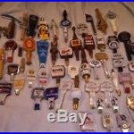 Vintage Beer Tap Handles Lot of 55+ LUCKY HAMMS BLITZ OLY BUDWEISER