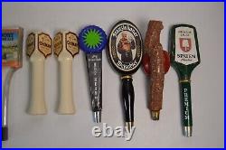 Vintage Beer Tap Handles Wood Ceramic Plastic Bar Advertising Pub Various Brands
