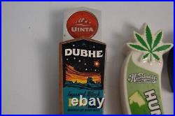 Vintage Beer Tap Handles Wood Ceramic Plastic Bar Advertising Pub Various Brands