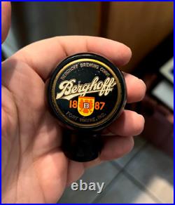 Vintage Berghoff 1887 Beer Beer Ball Tap Knob Handle Berghoff Brg Fort Wayne In