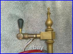 Vintage Brass Beer Tower Single Tap LISON France Ornate Draft Faucet 25 Tall
