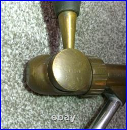 Vintage Brass Beer Tower Single Tap LISON France Ornate Draft Faucet 25 Tall
