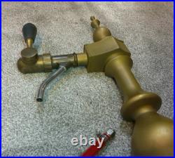 Vintage Brass Beer Tower Single Tap LISON France Ornate Draft Faucet 25 Tall