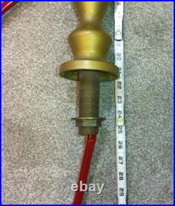 Vintage Brass Beer Tower Single Tap LISON France Ornate Draft Faucet 25 Tall