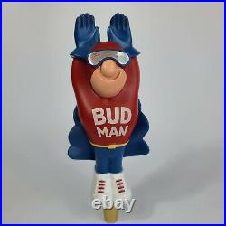 Vintage Budweiser Bud Man Flying Budman Beer Tap Handle