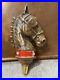 Vintage Budweiser Clydesdale Horse Tap Handle Head Beer Bar Mancave COMPLETE