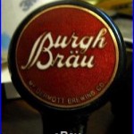 Vintage Burgh Brau Beer Frank Mcdermott Brewing Ball Tap Knob Handle Chicago IL
