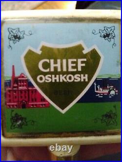 Vintage Chief Oshkosh Beer Tap Handle Rare 1950s Bakelite Knob