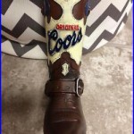Vintage Coors Original Cowboy Boot Beer Tap Handle Western Rodeo