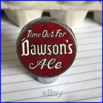 Vintage Dawson's Ale Ball Beer Tap Knob / Handle Dawson Brewing New Bedford Ma
