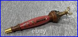 Vintage Elk Mountain Red Tap Handle Draught Beer Anheuser Busch Bar Mancave 3D