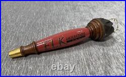 Vintage Elk Mountain Red Tap Handle Draught Beer Anheuser Busch Bar Mancave 3D