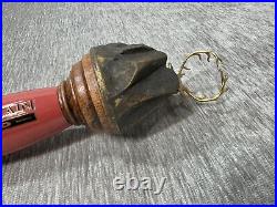 Vintage Elk Mountain Red Tap Handle Draught Beer Anheuser Busch Bar Mancave 3D