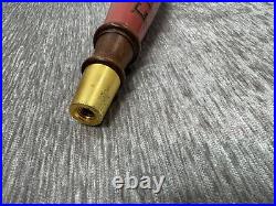 Vintage Elk Mountain Red Tap Handle Draught Beer Anheuser Busch Bar Mancave 3D