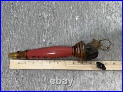 Vintage Elk Mountain Red Tap Handle Draught Beer Anheuser Busch Bar Mancave 3D