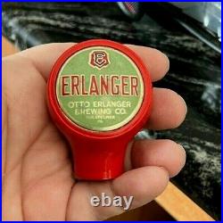 Vintage Erlanger Beer Ball Tap Knob / Handle Otto Erlanger Brewing Co Phila Pa
