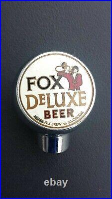 Vintage Fox DeLuxe Beer Ball Knob Tap Handle 1930's Peter Fox Chicago, IL