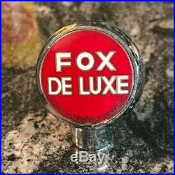 Vintage Fox Deluxe Beer Ball Tap Knob / Handle Peter Fox Brewing Chicago IL B