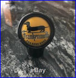 Vintage Frankenmuth Beer Brewing Ball Tap Knob / Handle MI Dachshund Weenie Dog