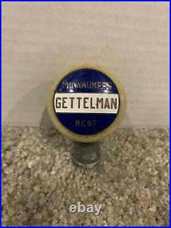Vintage Gettelman Rathskeller Beer Ball Knob Tap Handle 1940s Milwaukee, WI