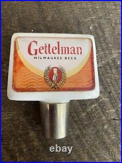 Vintage Gettelman beer tap handles knobs