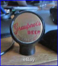 Vintage Graupner Beer Brewing Co Ball Tap Knob / Handle Harrisburg Pa