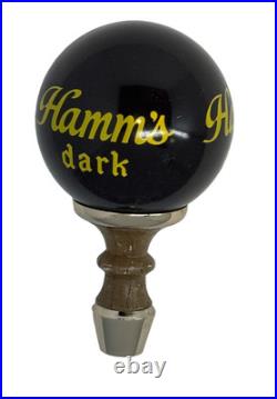 Vintage Hamm's Dark Ball Knob Draft Beer Tap Handle Tapper Mancave Bar Pub 5