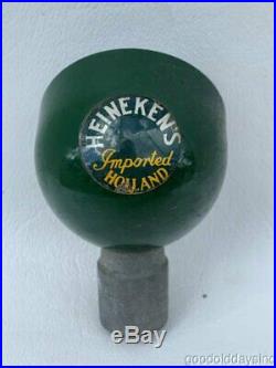 Vintage Heineken's Holland Beer Round Beer Tap Knob Handle Heineken