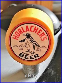 Vintage Horlacher Beer Brewing Co Penguin Ball Tap Knob / Handle Allentown Pa