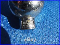 Vintage Iron City Beer Chrome Ball& Porcelain Tap Handle Knob Pittsburgh Brewing
