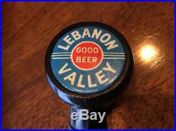 Vintage Lebanon Valley Beer Brewery Brewing Company PA Ball Tap Knob Handle