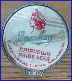 Vintage Leinenkugel's Chippewa Pride Beer Ball Knob Tap Handle