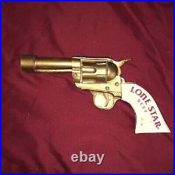 Vintage Lone Star Beer Revolver Six Shooter Pistol Tap Handle Gun