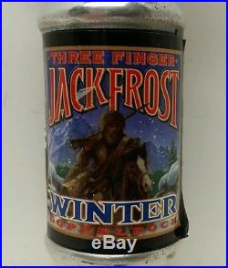 Vintage Metal Three Finger Jackfrost Winter Doppelbock Beer Tap Handle NOS