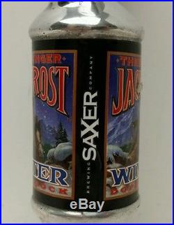 Vintage Metal Three Finger Jackfrost Winter Doppelbock Beer Tap Handle NOS