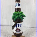 Vintage Miller Lite Palm Tree Beer Tap Handle Knob Rare