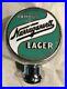 Vintage Narragansett Lager Beer Tap Handle Green White Porcelain Chrome Ex Cond