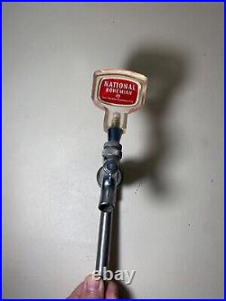 Vintage National Bohemian Beer Lucite Acrylic Draft Tap Handle Natty BO Tap