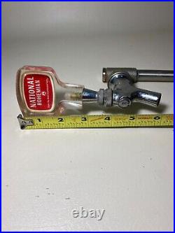 Vintage National Bohemian Beer Lucite Acrylic Draft Tap Handle Natty BO Tap